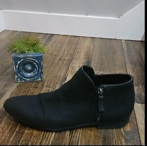 Franco Sarto Black Ankle Booties
